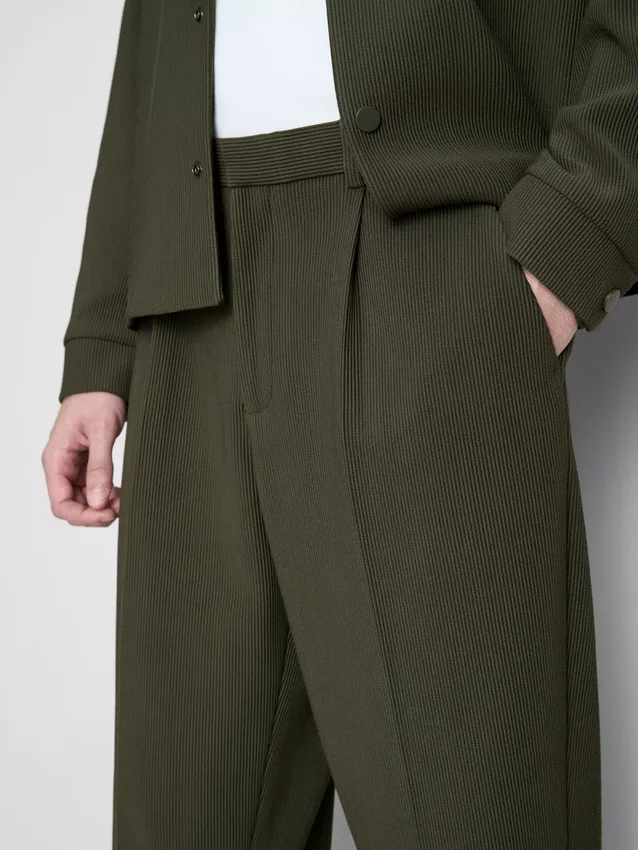 The edit plisse pants