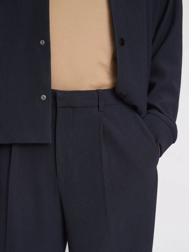 The edit plisse pants