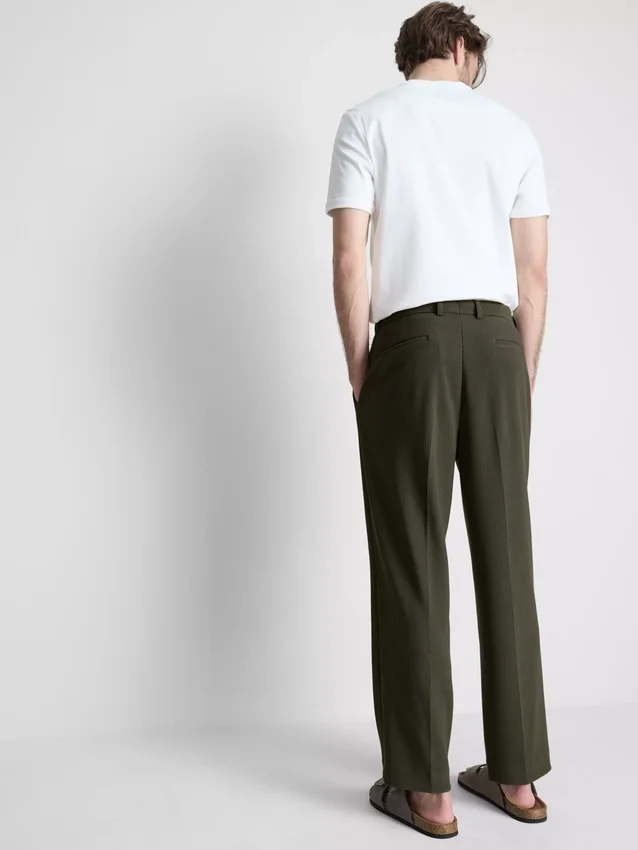 The edit plisse pants