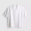 The edit relaxed linen blend shirt