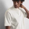 The edit ribbed polo shirt