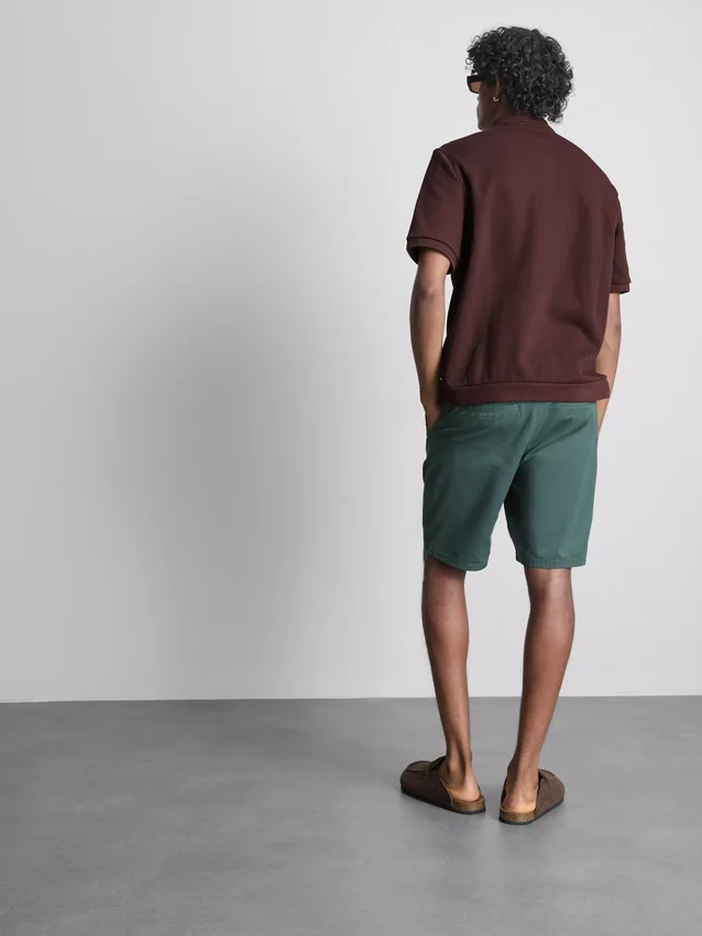 The edit ribbed polo shirt