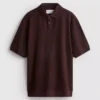 The edit ribbed polo shirt
