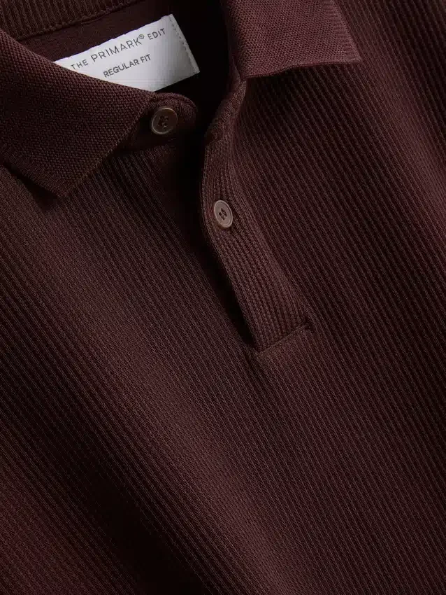 The edit ribbed polo shirt