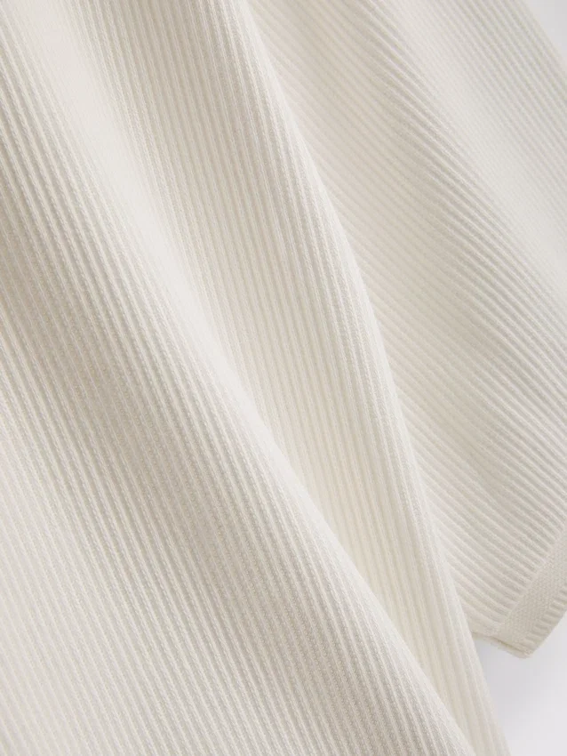 The edit ribbed polo shirt