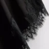 The edit satin lace asymmetrical slip dress