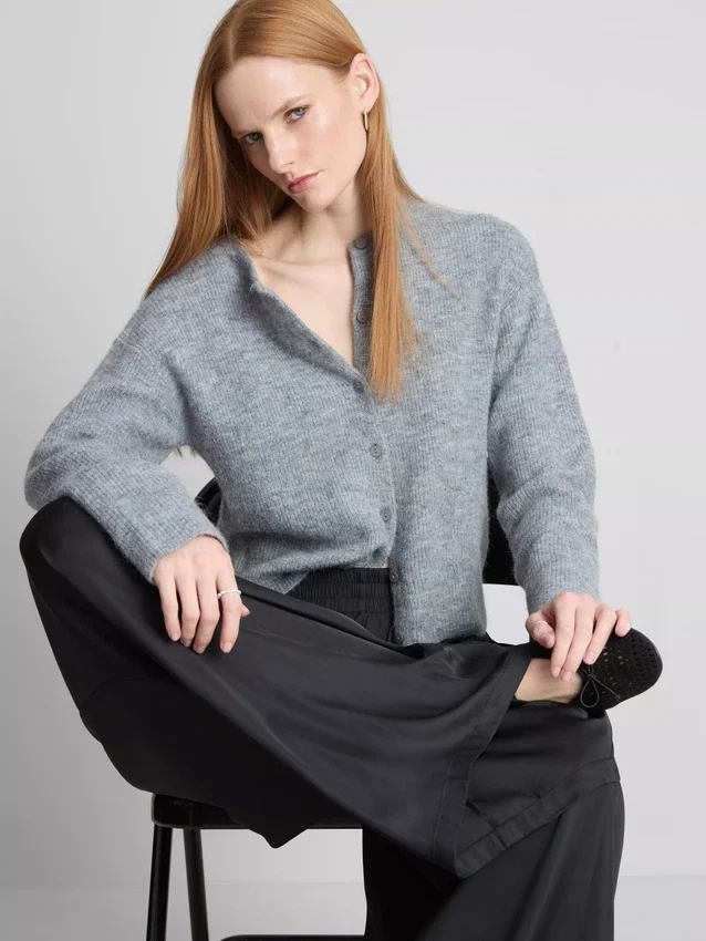 The edit satin wide leg pants
