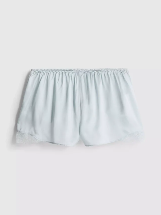 The edit silk blend pajama shorts