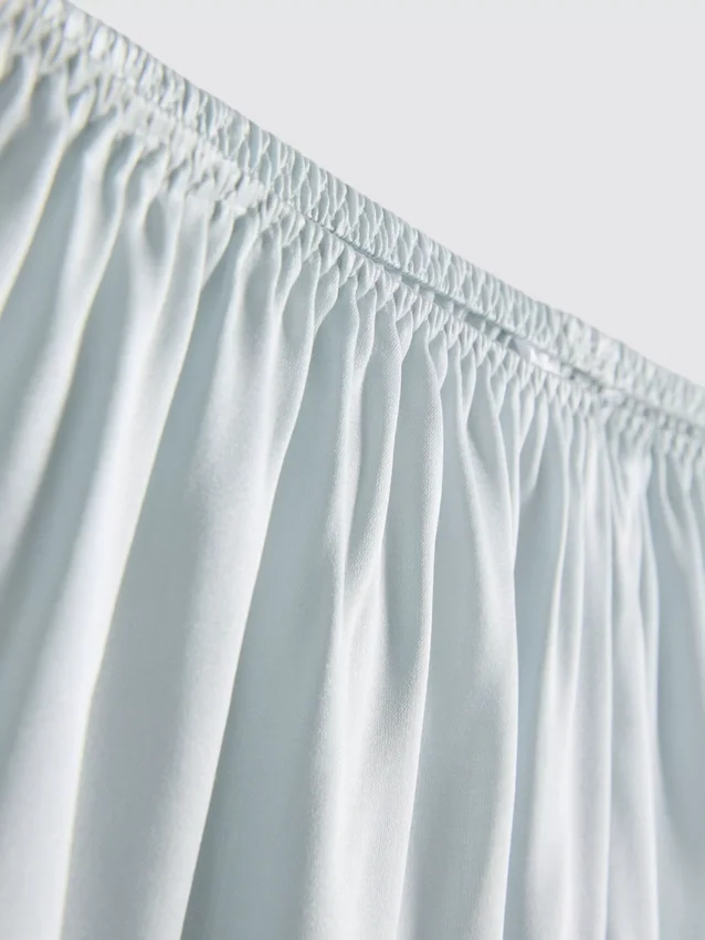 The edit silk blend pajama shorts