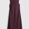 The edit sleeveless linen midi dress