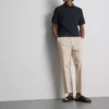 The edit slim fit peached pants