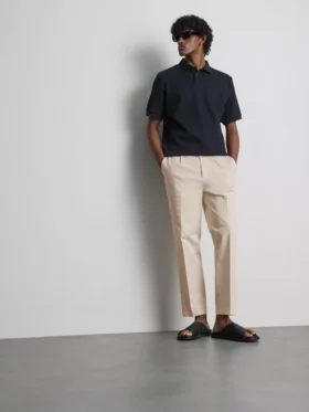 The edit slim fit peached pants