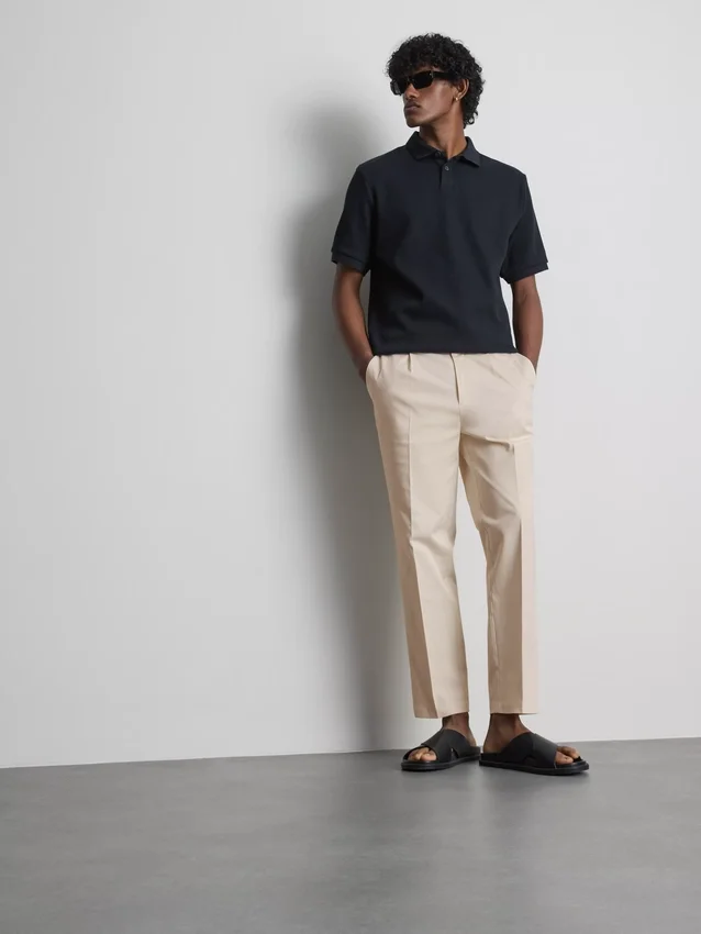 The edit slim fit peached pants