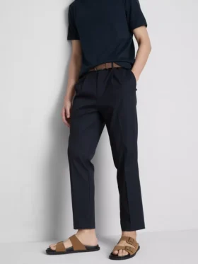 The edit slim fit peached pants