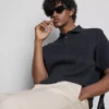 The edit slim fit peached pants