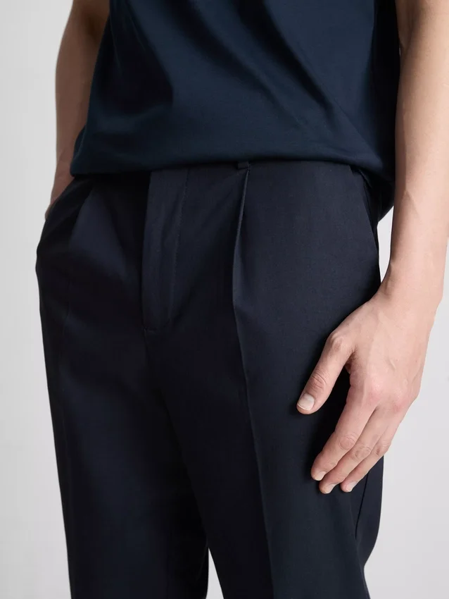 The edit slim fit peached pants