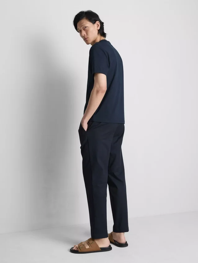 The edit slim fit peached pants
