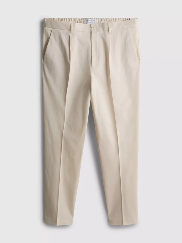 The edit slim fit peached pants