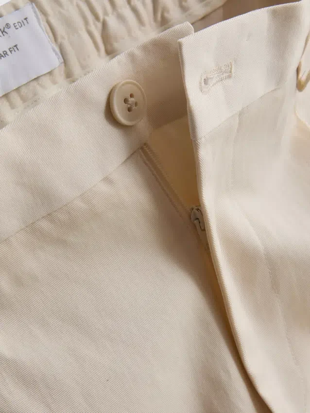 The edit slim fit peached pants