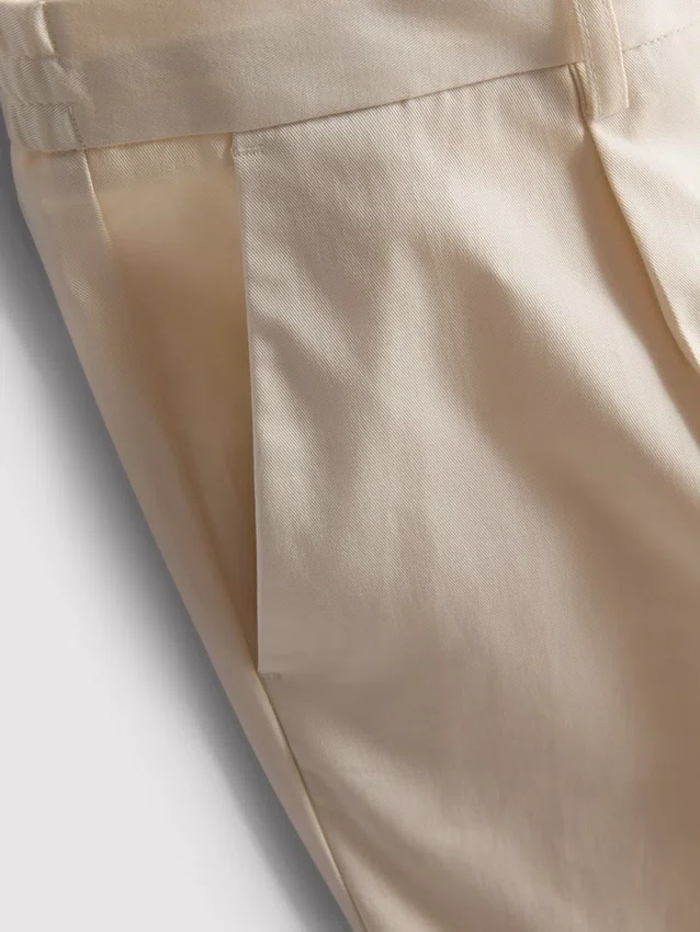 The edit slim fit peached pants