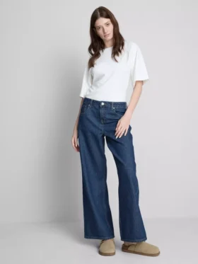 The edit straight-leg cotton denim jeans