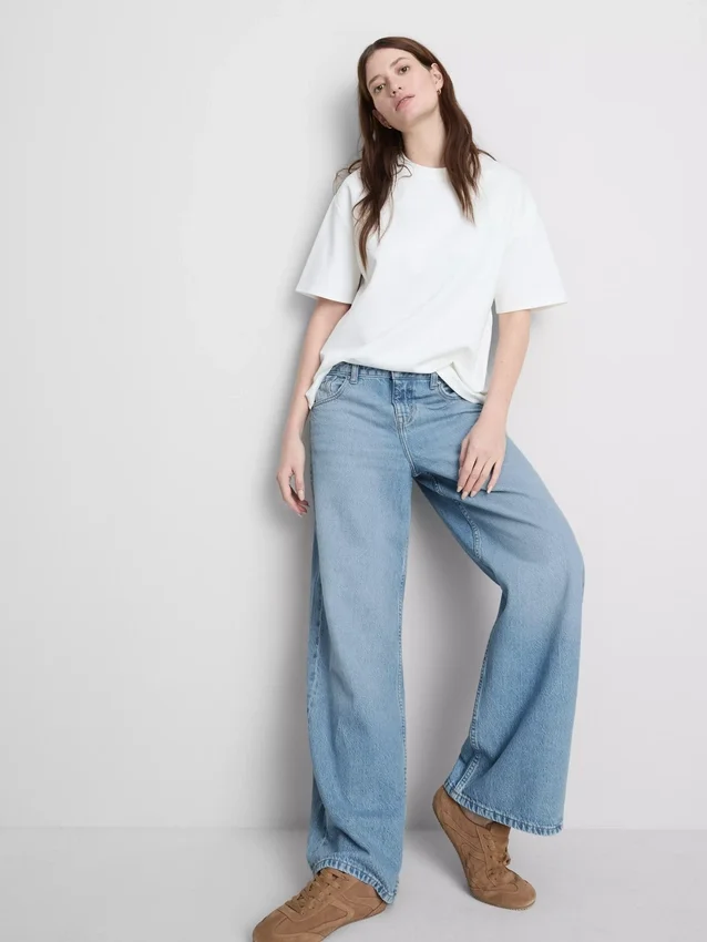 The edit straight-leg cotton denim jeans