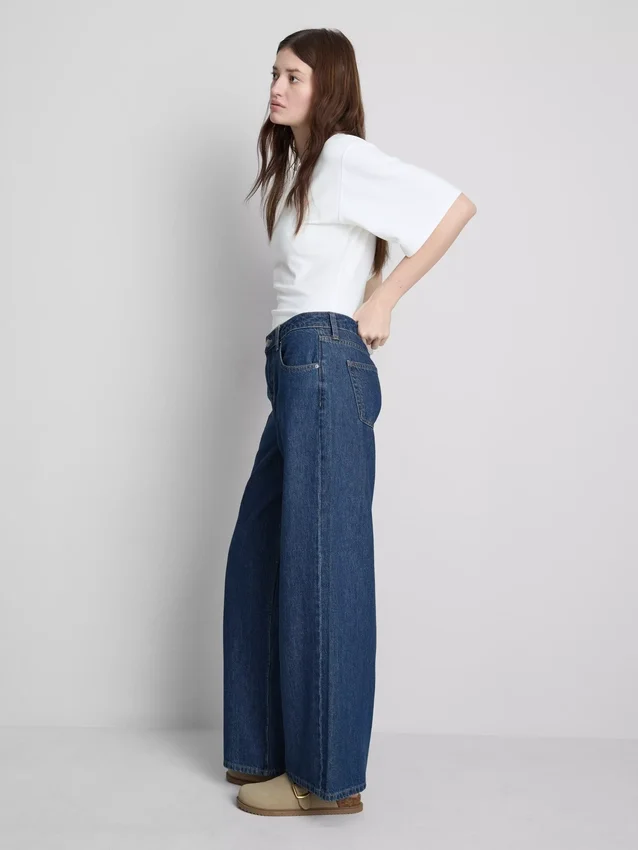 The edit straight-leg cotton denim jeans