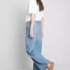 The edit straight-leg cotton denim jeans