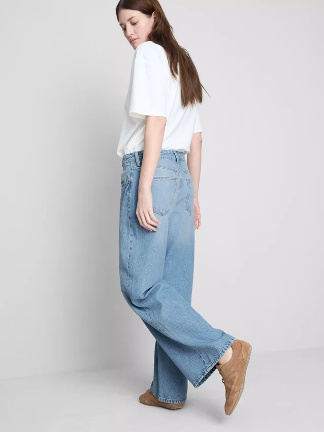 The edit straight-leg cotton denim jeans