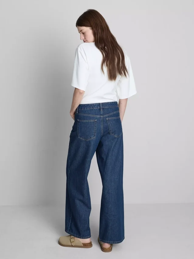 The edit straight-leg cotton denim jeans