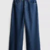 The edit straight-leg cotton denim jeans