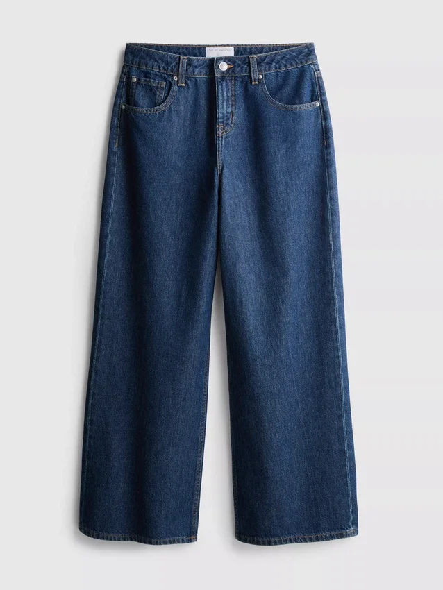 The edit straight-leg cotton denim jeans
