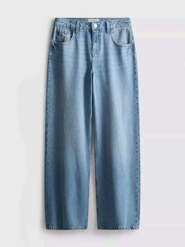 The edit straight-leg cotton denim jeans