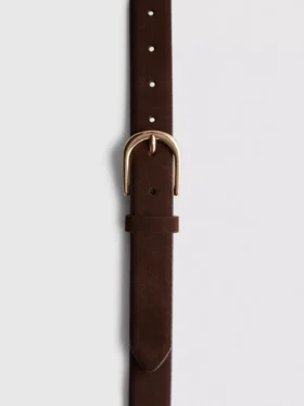 The edit suede belt