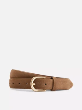The edit suede belt