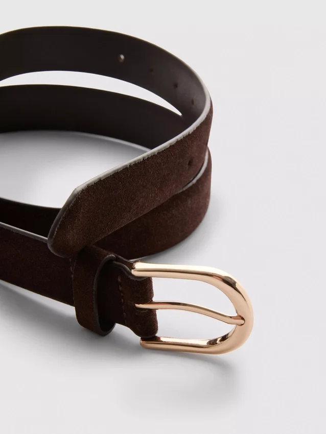 The edit suede belt
