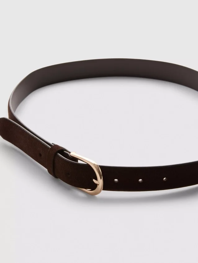 The edit suede belt