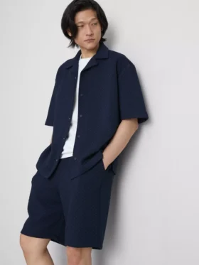 The edit texture short sleeve shirt