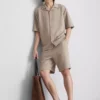 The edit texture short sleeve shirt