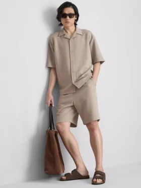 The edit texture short sleeve shirt