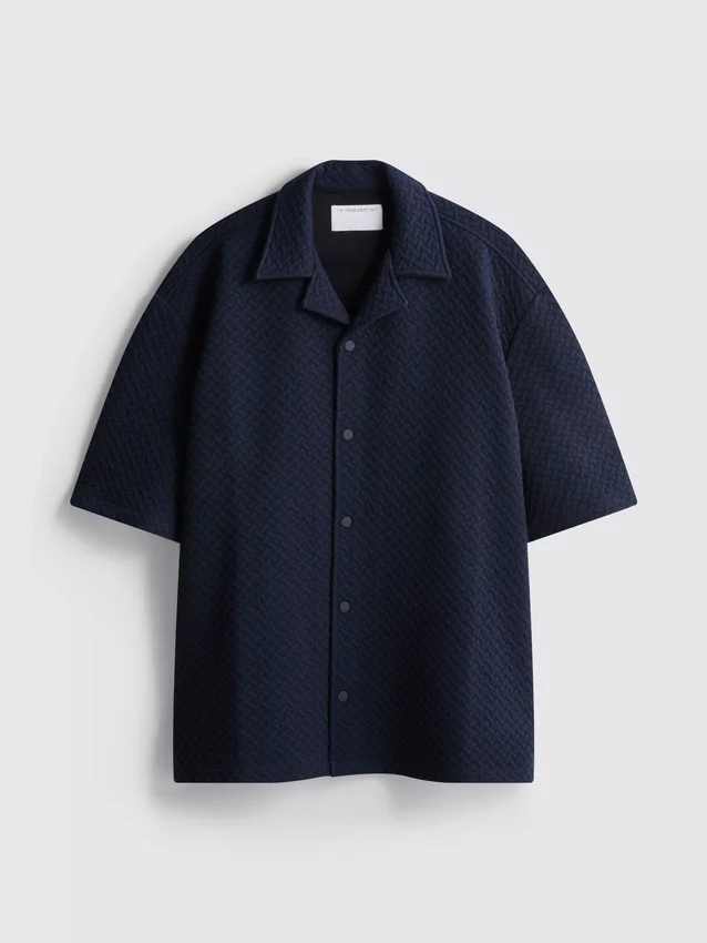 The edit texture short sleeve shirt