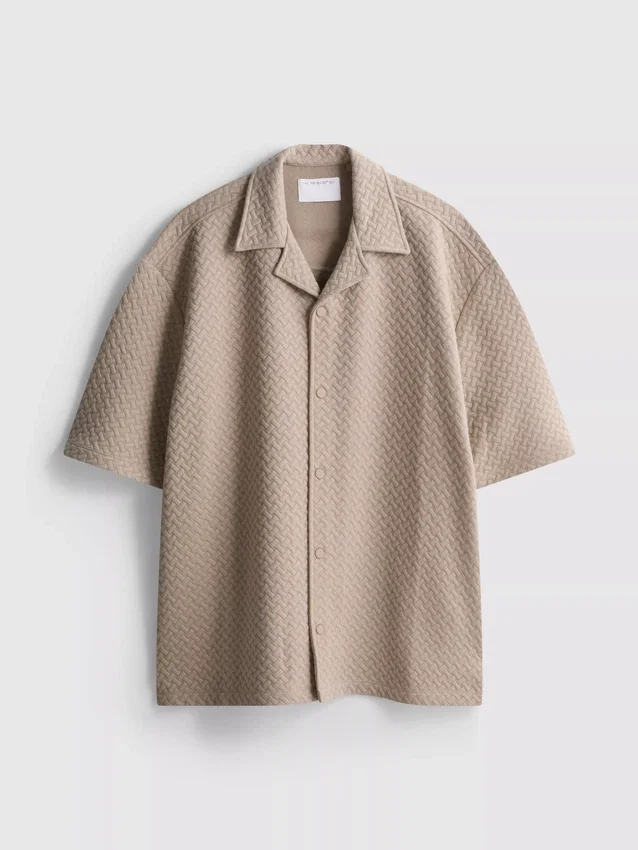 The edit texture short sleeve shirt