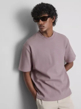 The edit textured cotton t-shirt