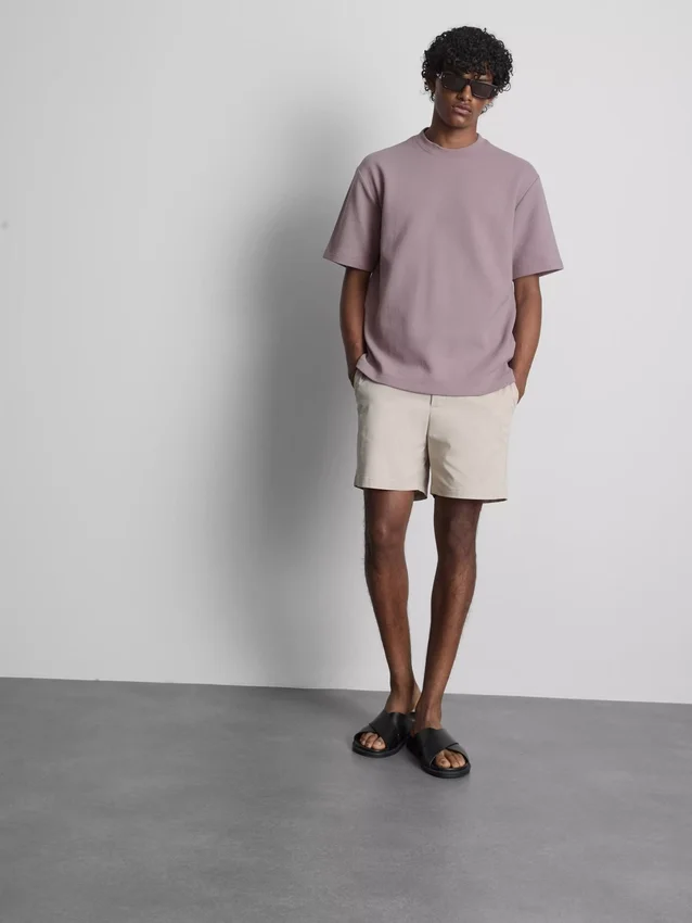 The edit textured cotton t-shirt