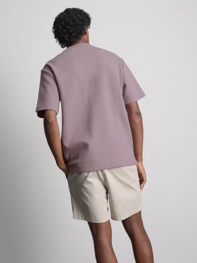 The edit textured cotton t-shirt