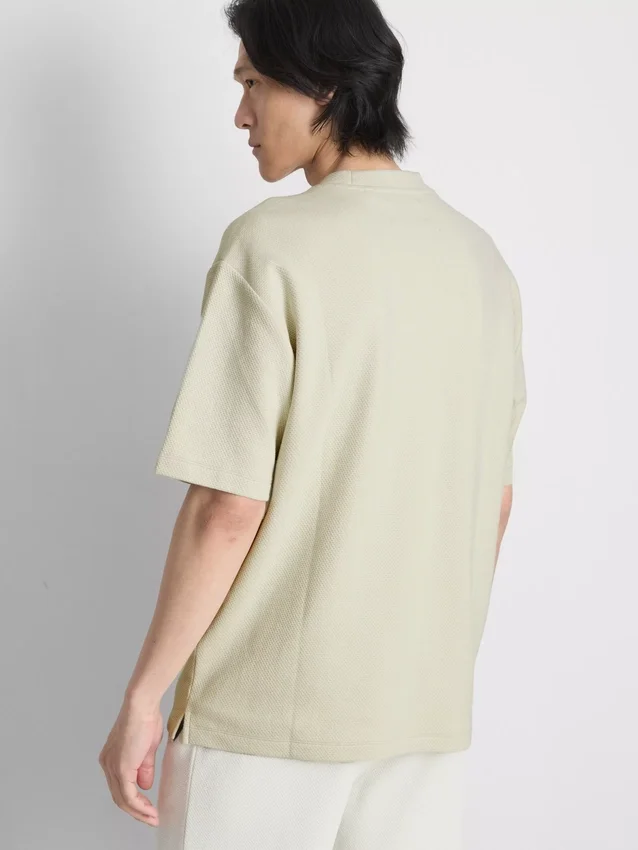 The edit textured cotton t-shirt