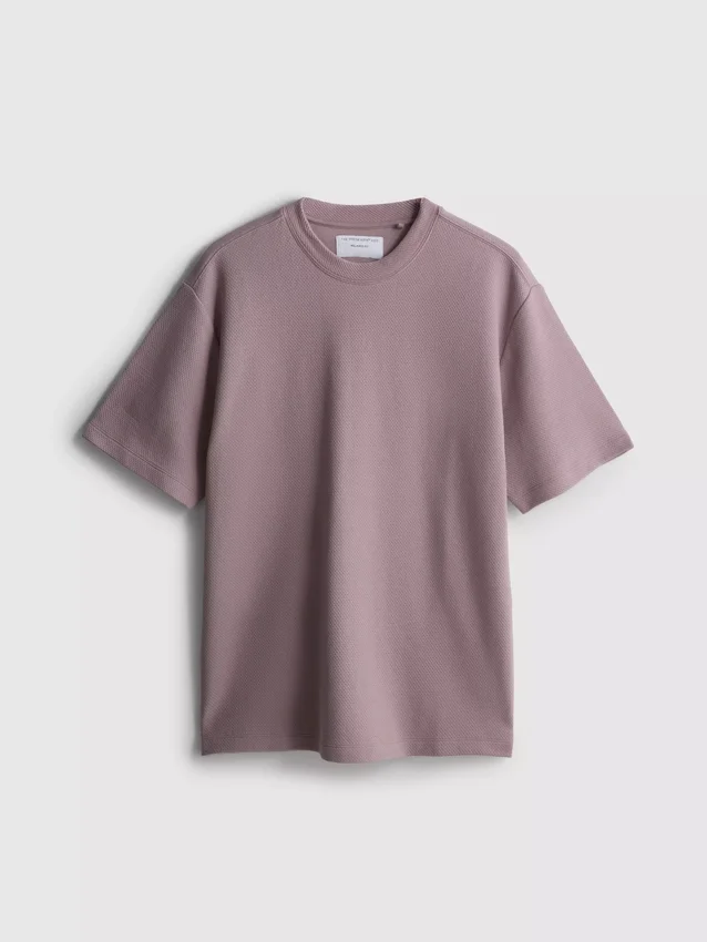 The edit textured cotton t-shirt
