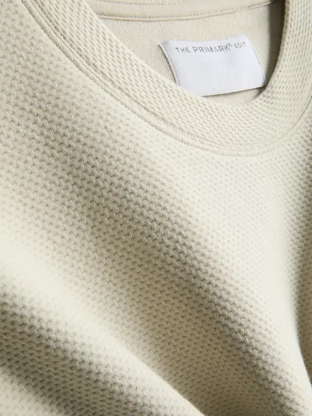 The edit textured cotton t-shirt