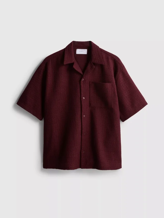 The edit textured short sleeve shirt