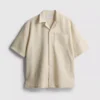 The edit textured short sleeve shirt